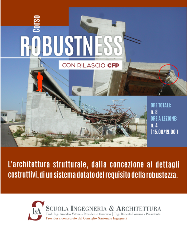 Post Robustness 1080x1350 L'ARCHITETTURA STRUTTURALE, DALLA CONCEZIONE AI DETTAGLI COSTRUTTIVI, DI UN SISTEMA DOTATO DEL REQUISITO DELLA ROBUSTEZZA - Gli orientamenti normativi e l'esperienza di casi pratici esemplari