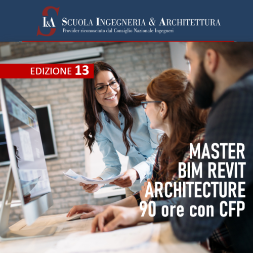 MASTER BIM REVIT Architecture (Structure + MEP) edizione 13 - in presenza su BARI